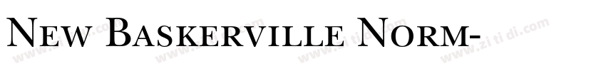 New Baskerville Norm字体转换